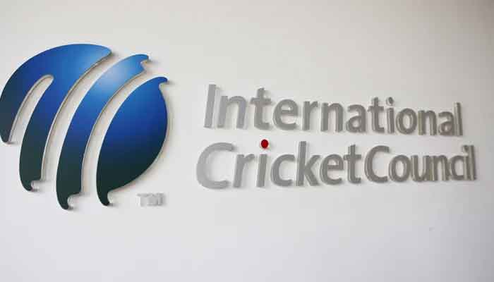The International Cricket Council (ICC) logo at the ICC headquarters in Dubai, October 31, 2010. — Reuters/File