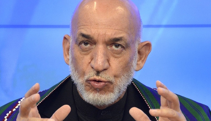 Afghan President Ashraf Ghani gestures as he speaks. Photo: AFP