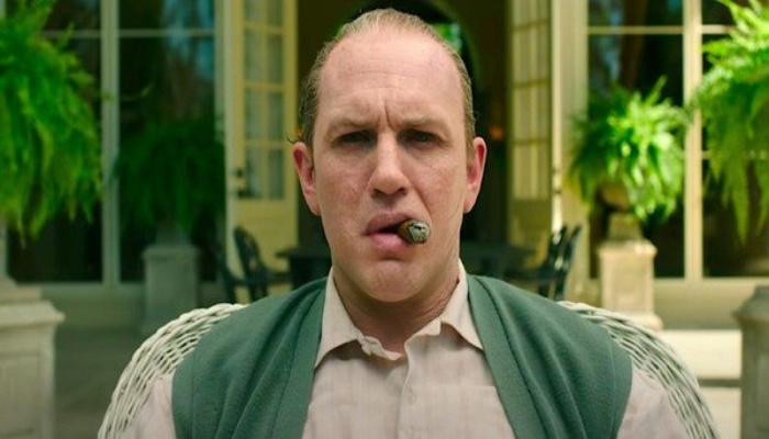 I think there’s less reason to work, ultimately, because the life-drive is to be with the kids, said Tom Hardy