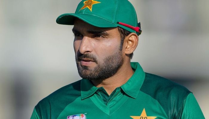 Pakistani cricketer Asif Ali photographed during a match. Photo: AFP
