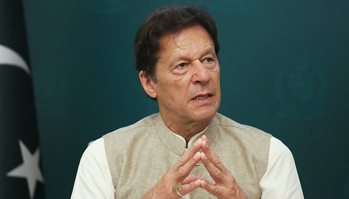 Prime Minister Imran Khan speaks during an interview with Reuters in Islamabad, Pakistan June 4, 2021. — Reuters/File