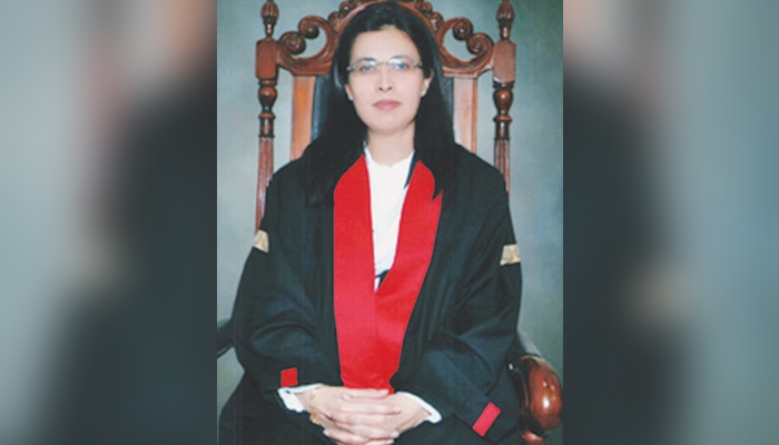Lahore High Courts Justice Ayesha Malik. — Twitter/File