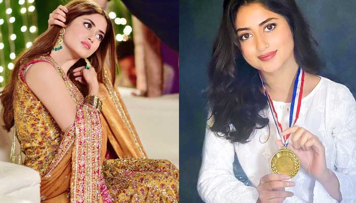 Sajal Aly delights fans with a gold medal she won in school