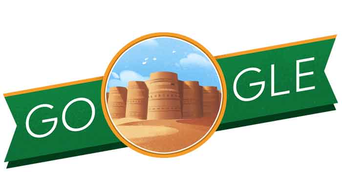 Today’s Doodle celebrates Pakistan Independence Day. — Photo courtesy Google