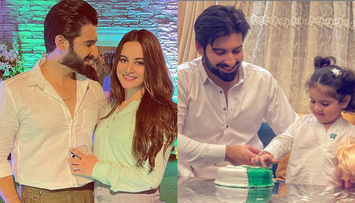 Muneeb Butt, Aiman Khan hold special 14th August celebrations for daughter Amal