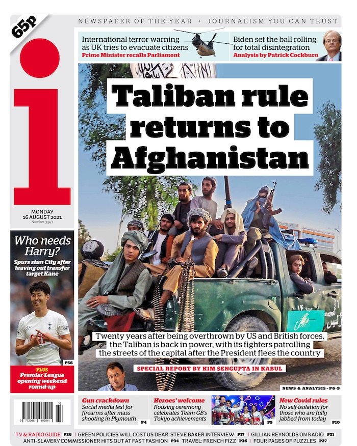 How international media covered the fall of Kabul