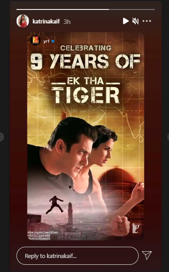 Katrina Kaif marks 9 years of ‘Ek Tha Tiger’ release