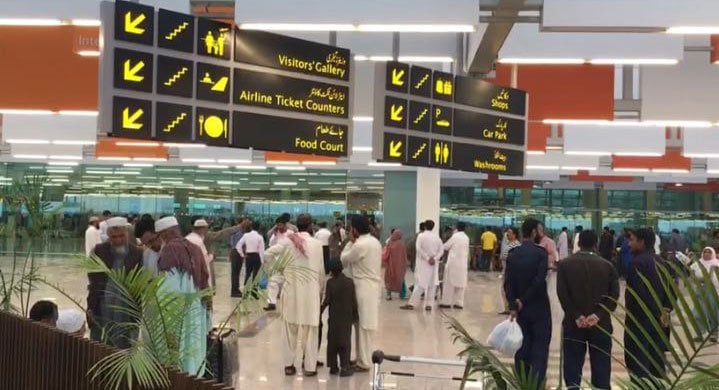 The Islamabad International Airport on its first day of operations. Photo: File