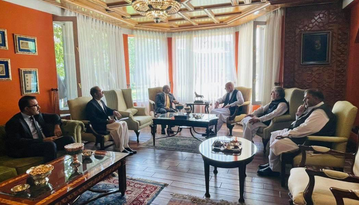 Pakistans ambassador meets Hamid Karzai, Abdullah Abdullah to discuss situation in Afghanistan