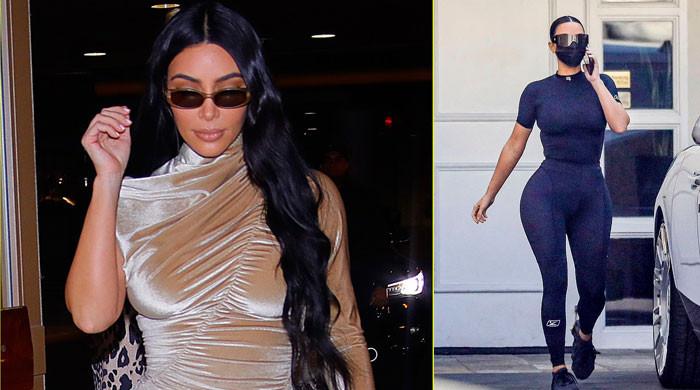 Kim Kardashian flaunts her incredible physique in workout gear