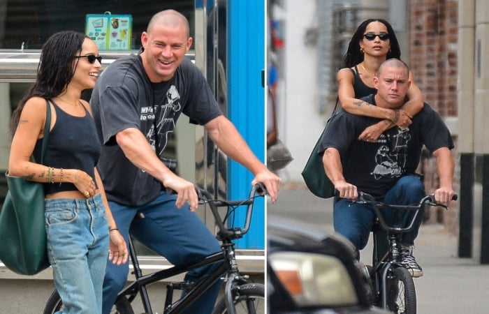 The duo was seen enjoying each other’s company as they shared a few laughs, after going for a stroll