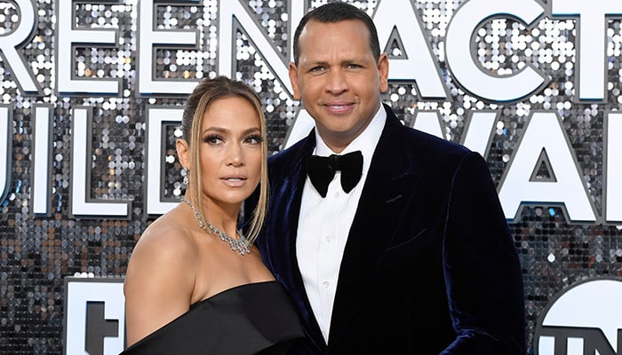Alex Rodriguez poses next to lavish gift he once gave to ex Jennifer Lopez