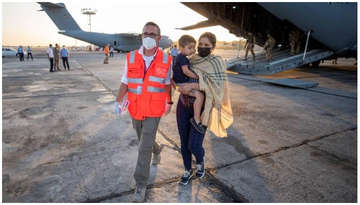 The Commission stands ready to look into the necessary budgetary means to support EU member states who will step up and help resettle refugees, said the EU President Ursula von der Leyen- AFP