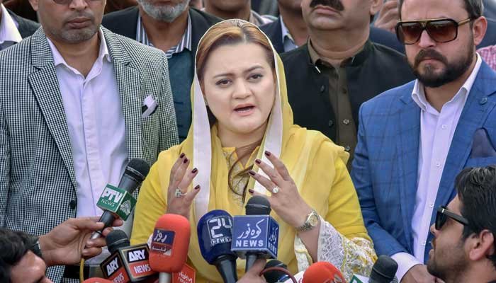 PML-Ns spokesperson Marriyum Aurangzeb. Photo: File.