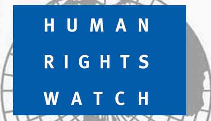Logo of Human Rights Watch (HRW).
