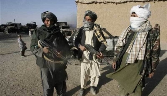 An image of Afghan Taliban fighters. AFP