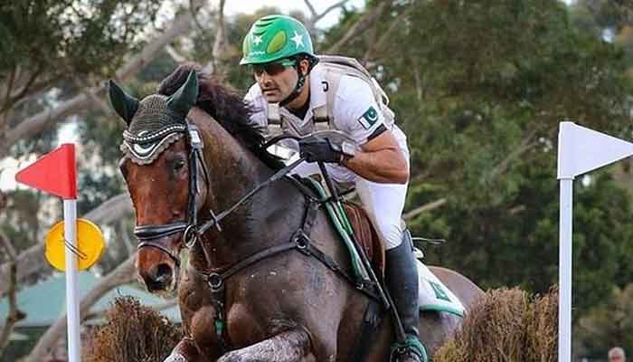 Pakistani equestrian Usman Khan. — Photo courtesy Facebook/Pakistan Eventing