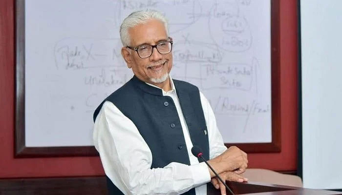 Former special assistant to Prime Minister on finance and revenues Dr Waqar Masood