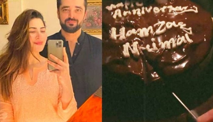 Hamza Ali Abbasi, Naimal Khawar Khan celebrate second wedding anniversary