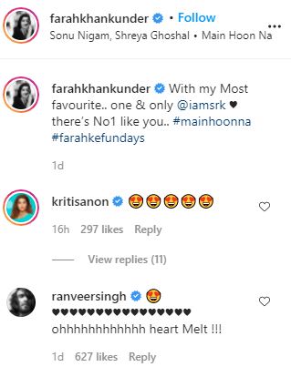 Shah Rukh Khan charms Farah Khan in hilarious version of Main Hun Na: WATCH HERE