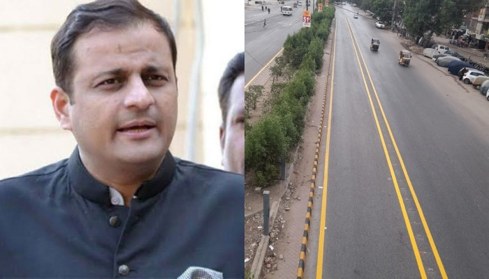 Twitter has plenty to say about Murtaza Wahab overseeing lane marking at Rashid Minhas Road - Vimarsana News