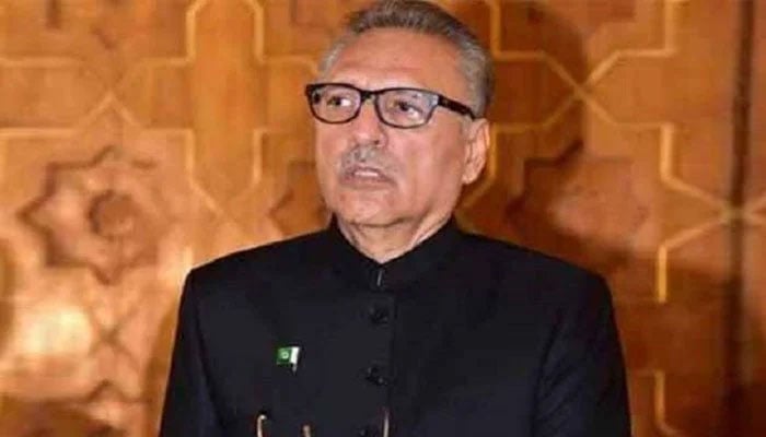 President Dr Arif Alvi. Photo: file