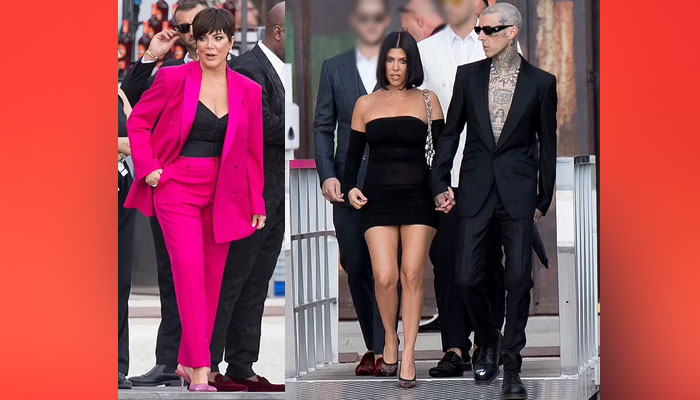 Kourtney Kardashian flaunts her glam as she graces brand show in Venice with Travis Barker