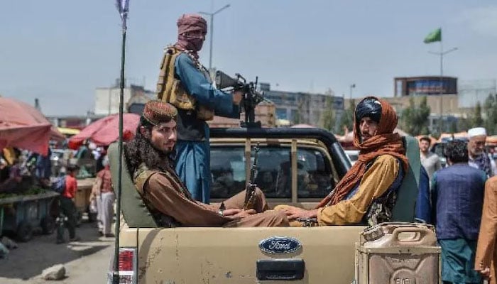 The Taliban fighters on patrol after Afghanistan takeover. File Photo.