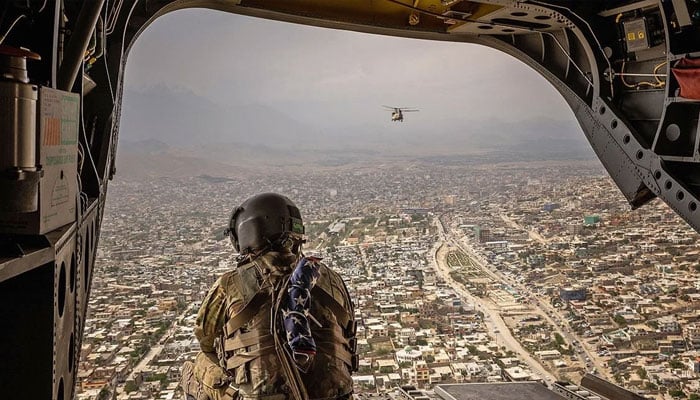 An aerial view of Afghanistan which is known as the graveyard of empires. Photo: File