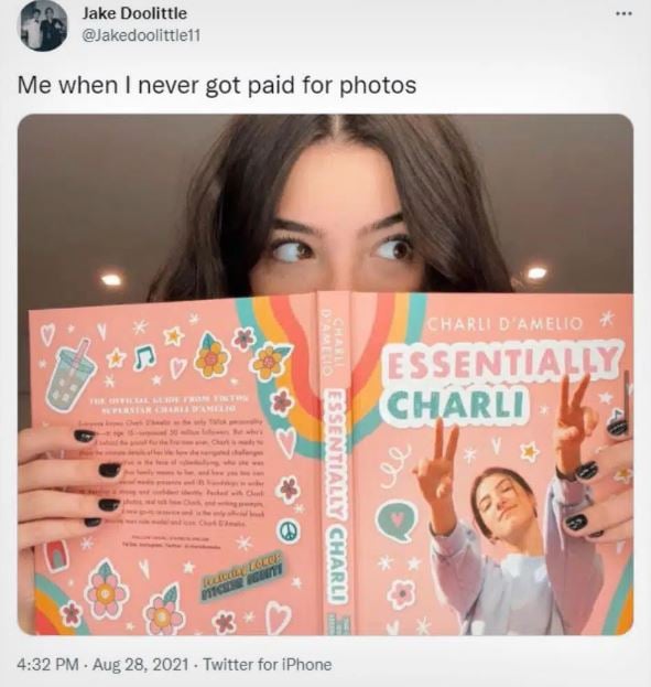 Charli DAmelio accused of stealing photographers photos without permission