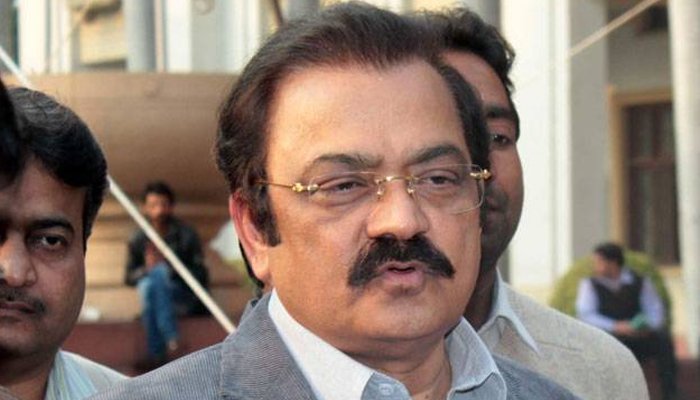 PML-N leader Rana Sanaullah. Photo: File