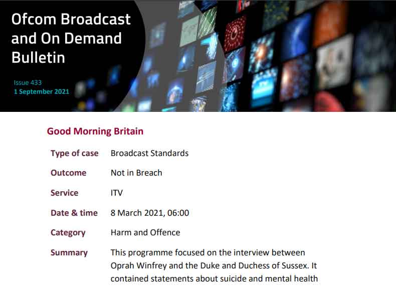 A fresh set back for Meghan Markle and Harry: Ofcoms full ruling