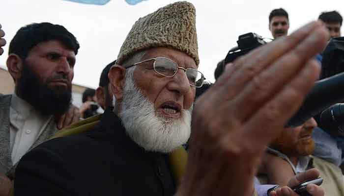 Chairman of All Parties Hurriyat Confe­rence Syed Ali Shah Geelani. — AFP/File