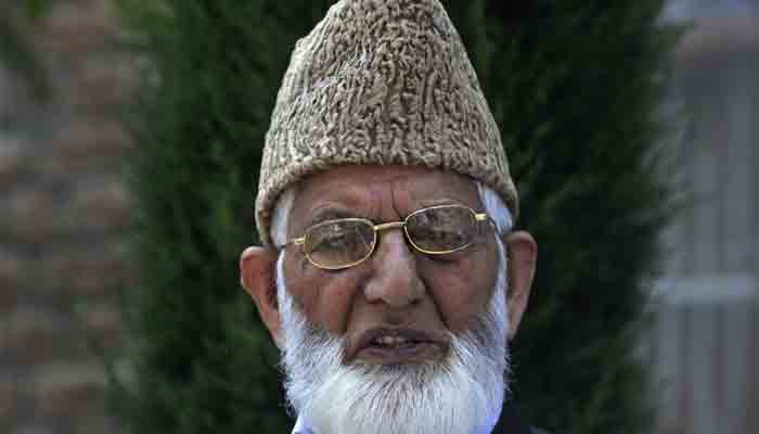 Senior Kashmiri leader Syed Ali Geelani. File photo