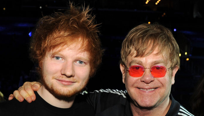 Ed Sheeran takes fashion advice from Elton John for GQ Men of the Year Awards