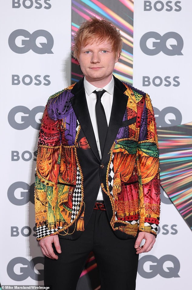 Ed Sheeran takes fashion advice from Elton John for GQ Men of the Year Awards