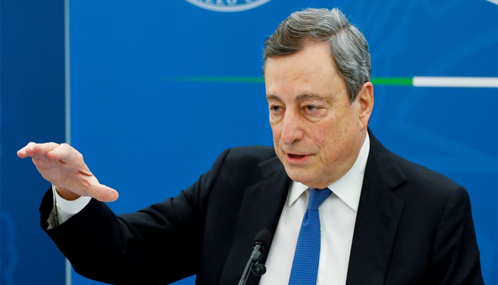 Italy’s Prime Minister Mario Draghi — Reuters