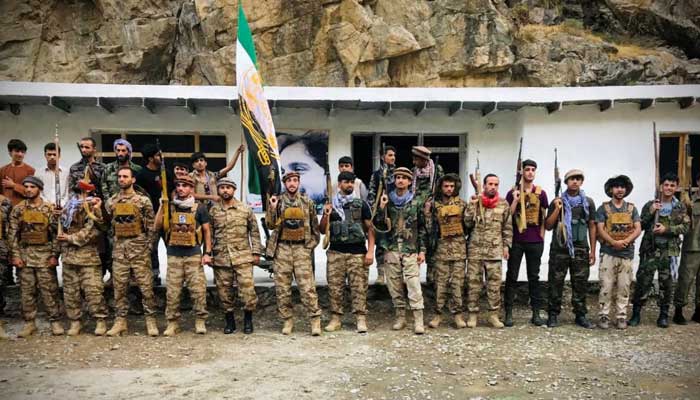 FILE PHOTO: Men prepare for defense against the Taliban in Panjshir, Afghanistan August 22, 2021. —Aamaj News Agency via Reuters