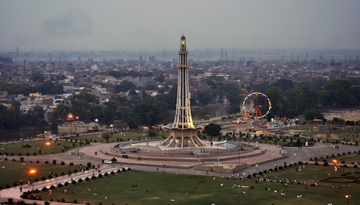An AFP file photo of the Minar-e-Pakistan in Lahore.