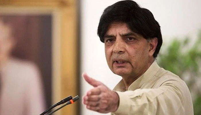 Former Interior Minister and senior PML-N leader Chaudhry Nisar Ali Khan — Photo: The News.com