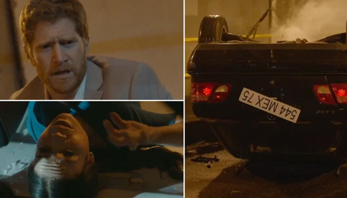 Harry & Meghan: Escaping the Palace stirred chaos after showing Meghan die in a car crash
