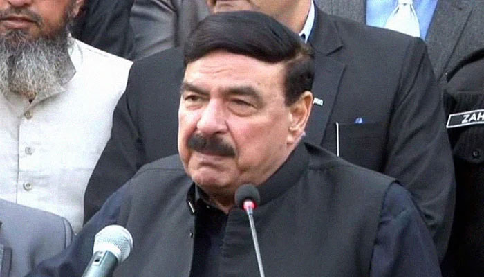 Interior Minister Sheikh Rasheed Ahmed. Photo: file