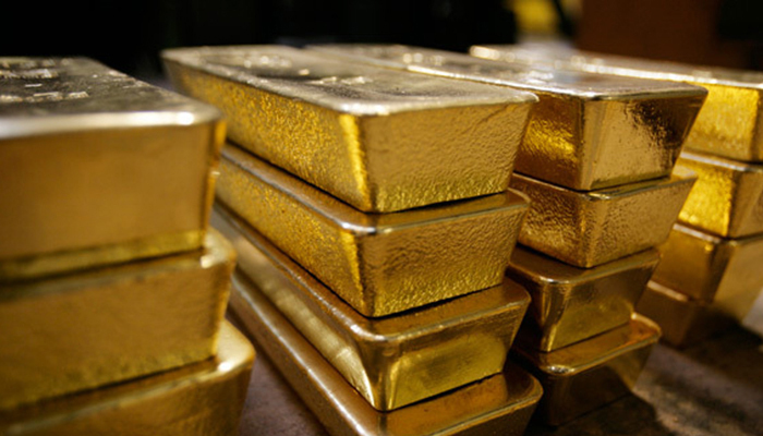 International gold prices fell by $12 per ounce to $1,812 on Tuesday. — Reuters/File