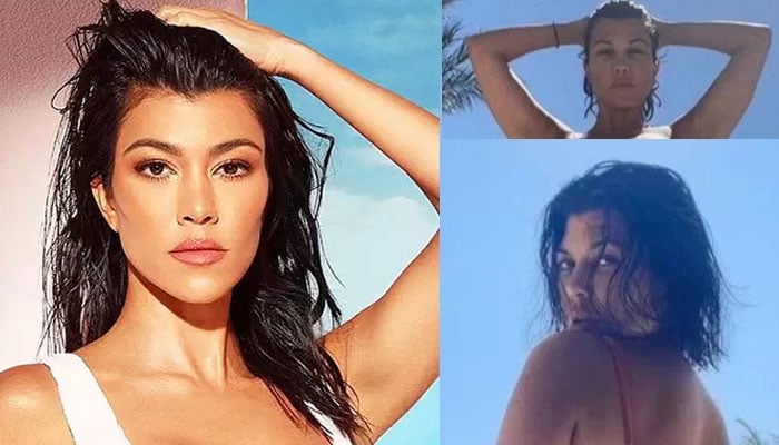 Kourtney Kardashian deletes her unedited snaps shortly after sharing