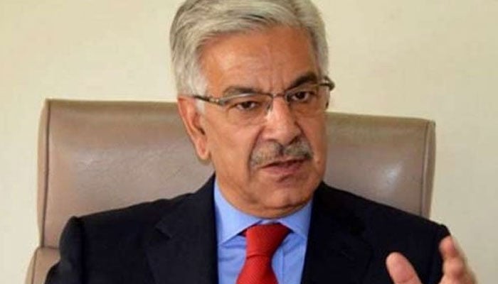 Khawaja Asif. File photo