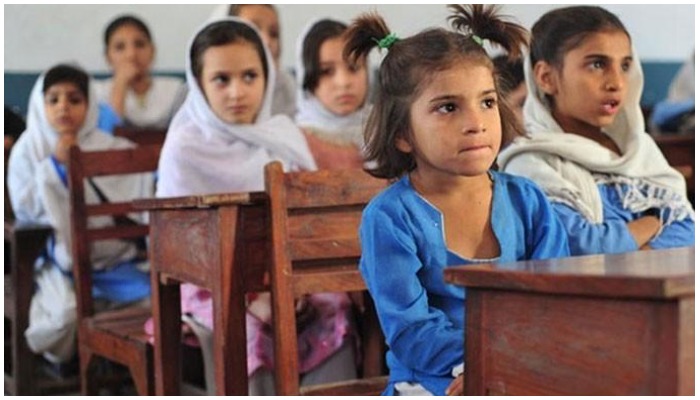 School girls sitting in a classroom. Photo: File