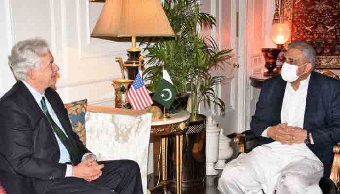 CIA Director William Joseph Burns calls on COAS General Qamar Javed Bajwa in Rawalpindi.-ISPR
