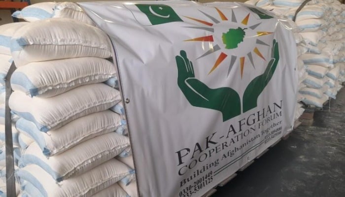 Humanitarian Assistance for Afghanistan to meet the countrys urgent needs for food and medicine. Photo: APP