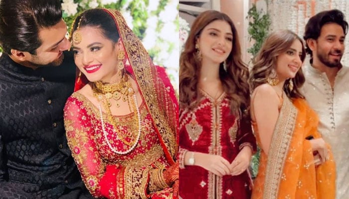 Watch: Inside Minal Khan, Ahsan Mohsin Ikrams star-studded wedding