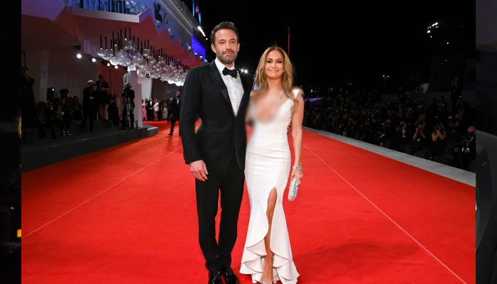 Jennifer Lopez wows in low-cut white gown with Ben Affleck on Venice Film Festival red carpet